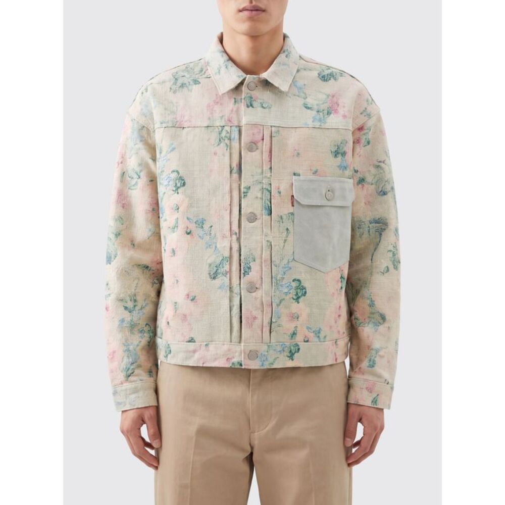 Junya Watanabe Men Floral Linen Jacket Junya Watanabe